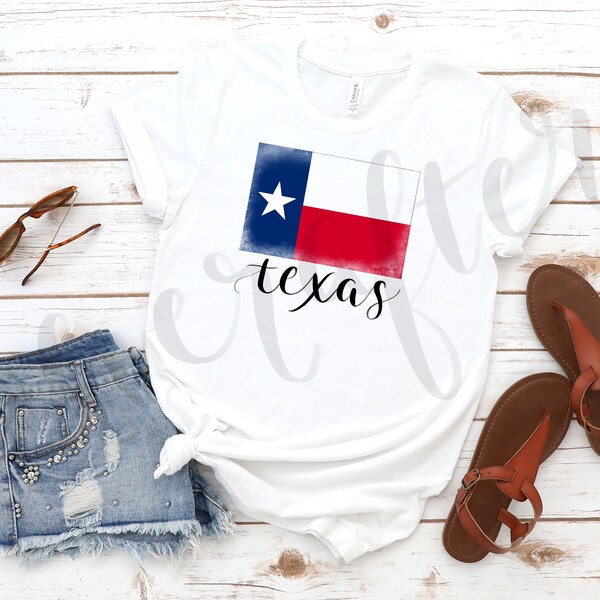 Texas Flag | PNG Downloadable Art | Sublimation Design