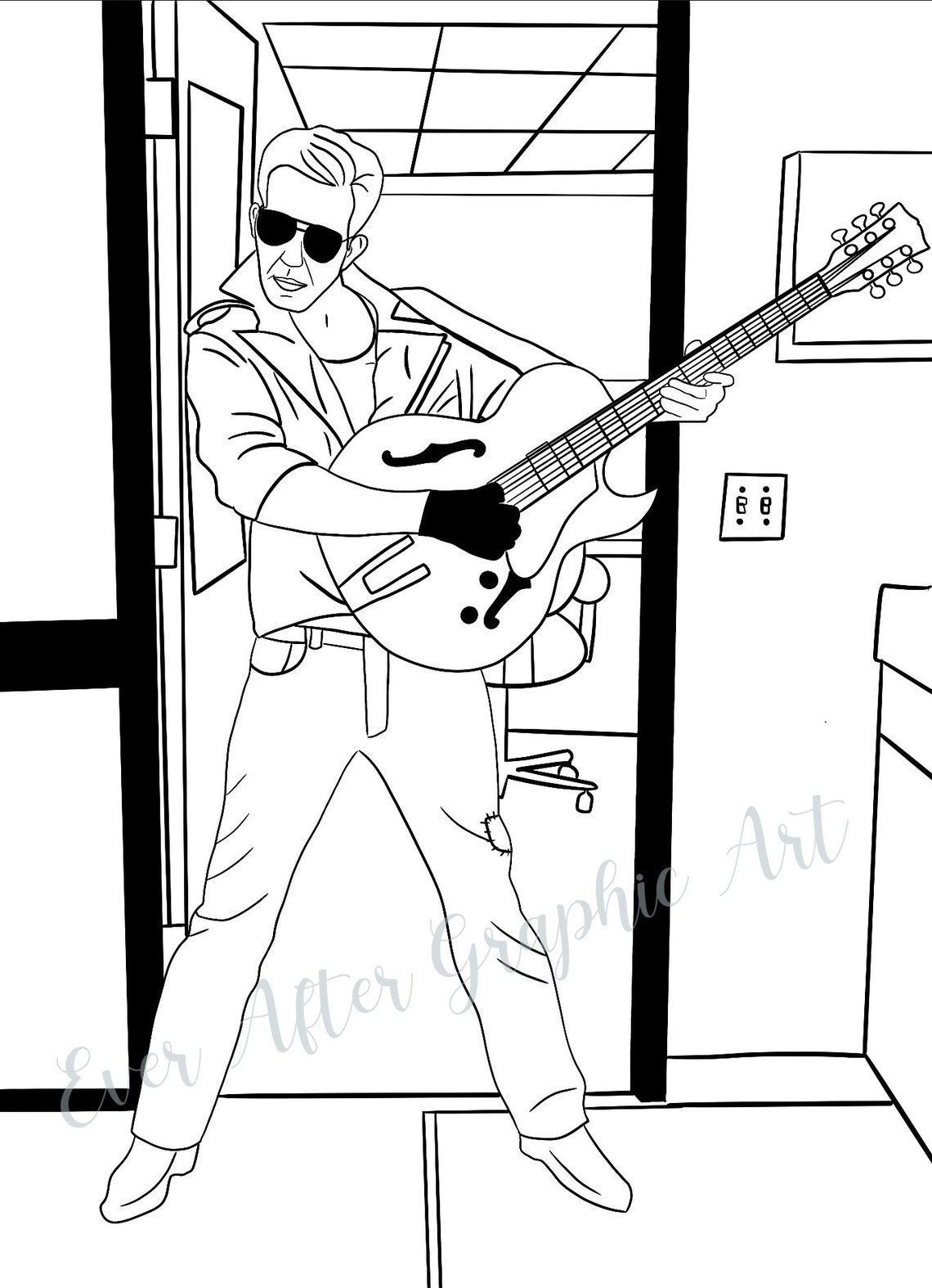 The Office Coloring Pages - Etsy