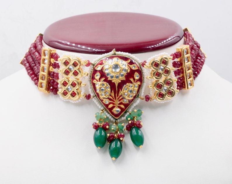Bollywood Jewelry Indian Jewelry set Indian Handmade jewelry pair Earrings set Indian Party Jewelry Necklace gift for her SKU:114258