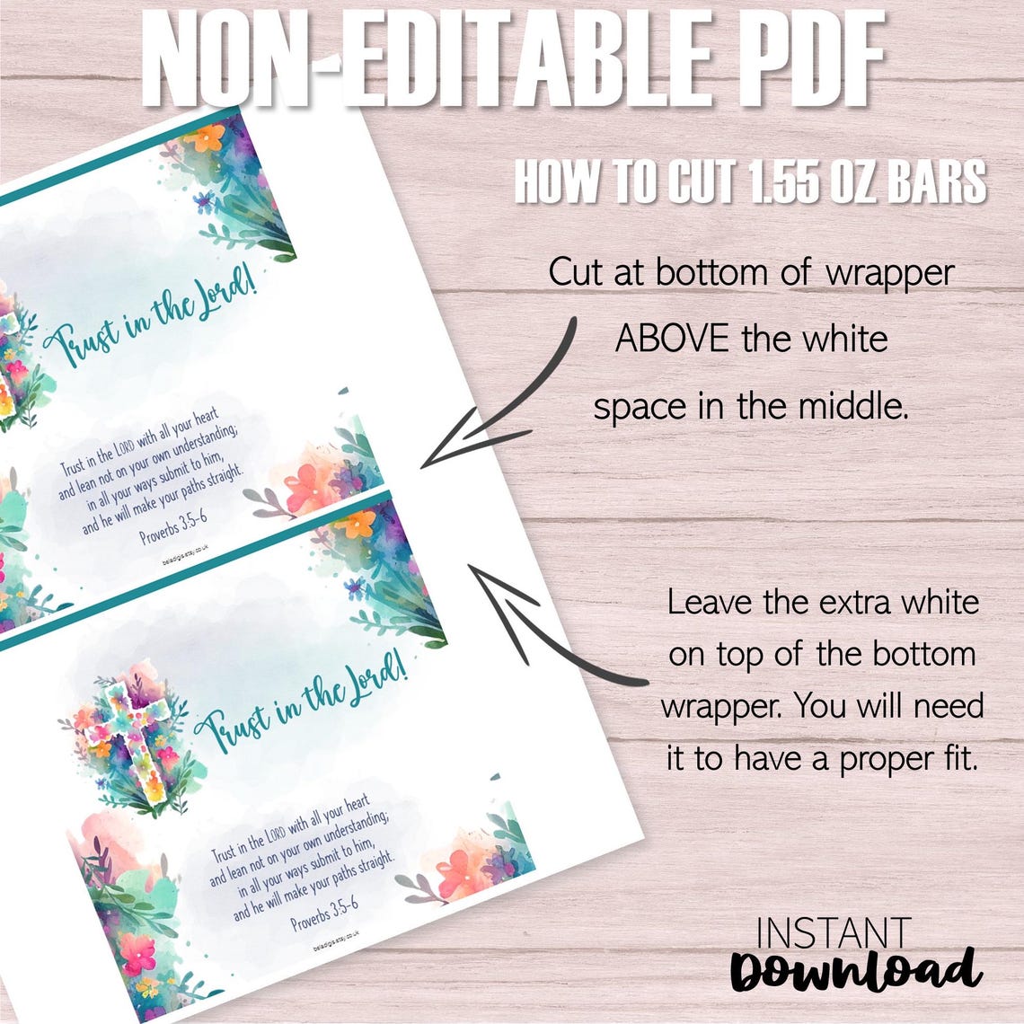 Bible Verse Candy Bar Wrappers: Christian Church or Sunday School Gift ...