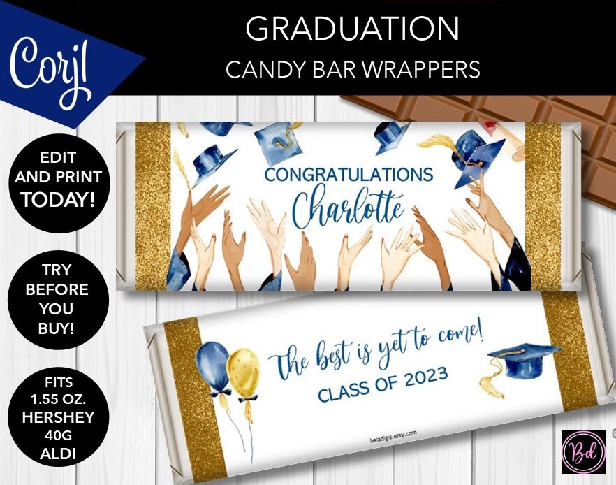 Custom Graduation Wrapping Paper (Personalized)