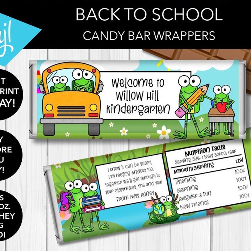 Bus Candy Wrapper - Etsy