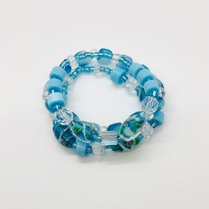 Handmade Peruvian Glass Bead Bracelet Set