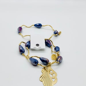 Peruvian Glass Bead Charm Bracelet Set