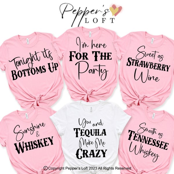 Country Quotes T-Shirts - Country Music Themed Tees - Southern Bachelorette Party - Nashville Party Tees - Unisex- Personalized for you