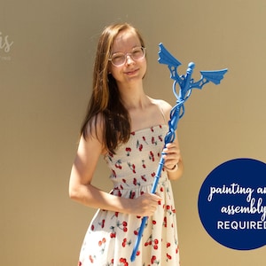FLAYN Caduceus Staff 3D Printed Kit [Fire Emblem Three Houses] Cosplay Prop