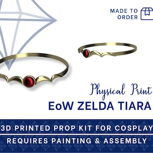 ZELDA Tiara 3D PRINTED KIT [The Legend of Zelda: Echoes of Wisdom] Cosplay Accessories