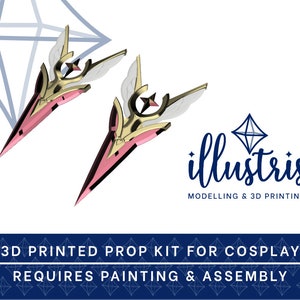 KAI&#39;SA Star Guardian Knives 3D PRINTED Kit [League of Legends] Cosplay Prop