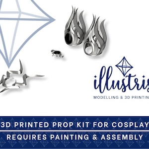 SHADOWHEART Accessories 3D Printed Kit (Baldur's Gate 3) Cosplay Prop