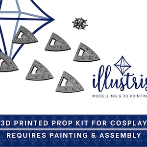 GALE Accessories 3D Printed Kit (Baldur&#39;s Gate 3) Cosplay Prop