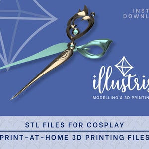 GWEN Mythmaker Scissors STL FILES [League of Legends] Cosplay Prop | 3D Print files