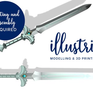 LINK Kit stampato in 3D per spada della dea [Legend of Zelda: Skyward Sword] Accessorio per cosplay