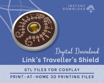 Traveller Shield STL Files - Cosplay Prop (Digital Download)