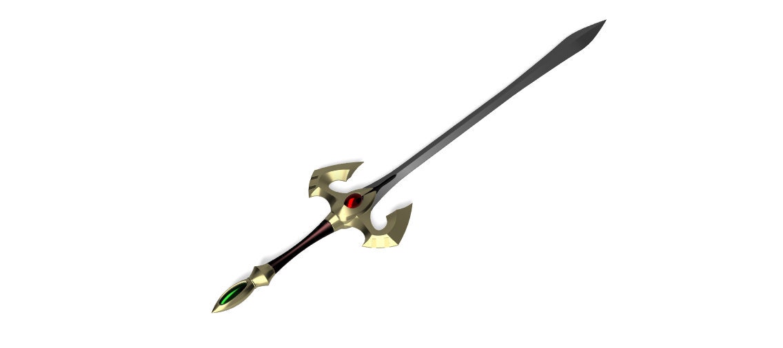 マルスのファルシオン 3Dプリントキット - ファイアーエムブレム 漆黒