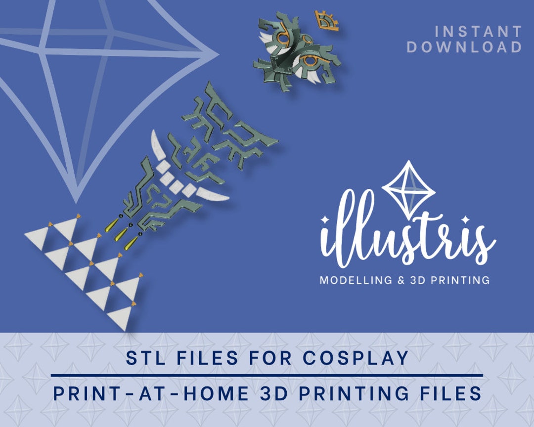 LINK Charged Set Tabard STL FILES legend of Zelda Tears of the Kingdom