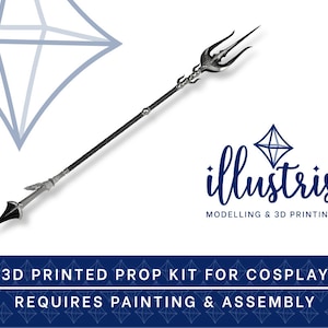 LUNAFREYA Trident of the Oracle 3D PRINTED Kit [Final Fantasy XV] Cosplay Prop