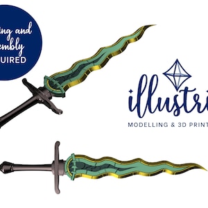 LINK Zonai Captain Reaper Sword 3D Printed Kit  [The Legend of Zelda: Tears of the Kingdom] Cosplay Prop