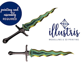 Zonai Captain Reaper Sword 3D Printed Kit - Zelda Tears of the Kingdom Cosplay Prop