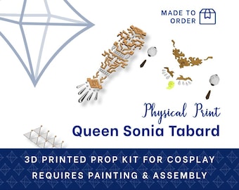 Sonia Tabard & Accessories 3D Printed Kit - Cosplay Accessory
