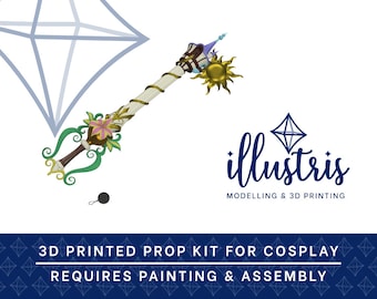 Ever After Keyblade 3D Printed Kit - Kingdom Hearts Cosplay Prop