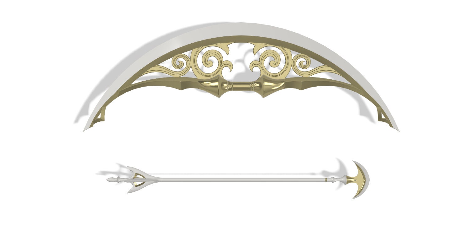 LINK Bow of Light 3D Printed Kit legend of Zelda Breath of Etsy Canada