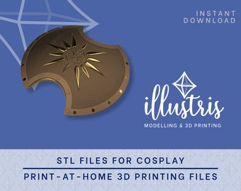 CAMP Shield STL FILES Cosplay Prop | 3D Print files