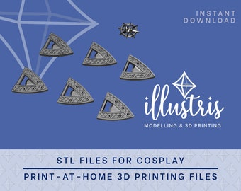 GALE Accessories STL Files (Baldur&#39;s Gate 3) Cosplay Prop | 3D Print files