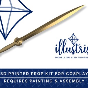Percys Riptide Sword (Show Ver) 3D Printed Kit - Cosplay Prop