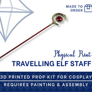 Podróżujący Elfowy Kostur - Zestaw do Cosplayu Drukowany w 3D