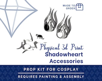 Shadowheart Accessories 3D Print Kit - Baldurs Gate 3 Cosplay Zubehör