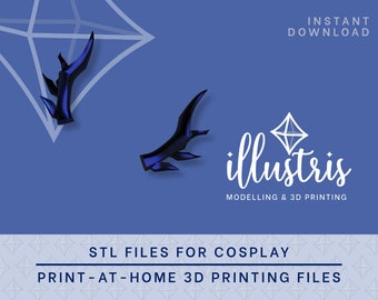 Ling Horns STL Files - Arknights Cosplay Accessory (Digital Download)