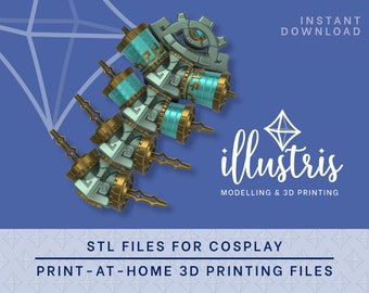Zonai Energy Cell STL Files - Cosplay Accessory (Digital Download)