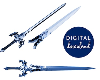 ALEAR Liberation Sword STL FILES [Fire Emblem: Engage] Cosplay Prop | 3D Print files