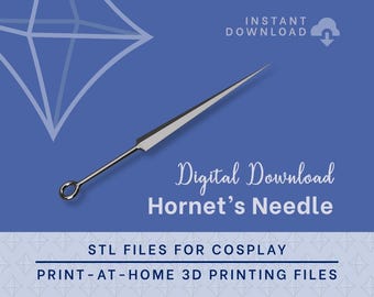 Hornet Needle STL Files - Hollow Knight: Silksong Cosplay Prop (Digital Download)