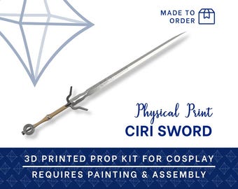 Kit impreso en 3D de la espada de Ciri - Accesorio para cosplay de The Witcher 3