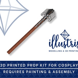 SHADOWHEART Mace 3D Printed Kit (Baldur's Gate 3) Cosplay Prop