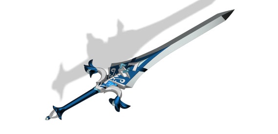 犠牲の大剣 STL ファイル - 原神 コスプレ小道具 (デジタル