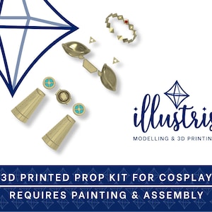 HILDA Accessories 3D Printed Kit [The Legend of Zelda: A Link Between Worlds] Cosplay Prop