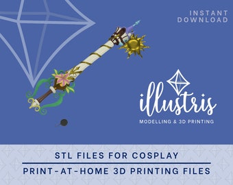 Ever After Keyblade STL Files - Kingdom Hearts Cosplay Prop (Digital Download)