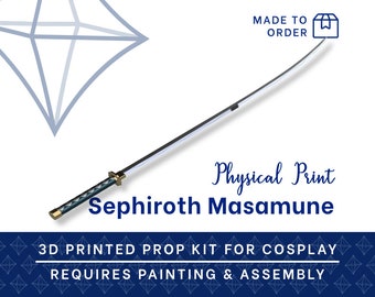 Zestaw do druku 3D katany Sephirotha Masamune'a – rekwizyt do cosplayu Final Fantasy 7 Remake