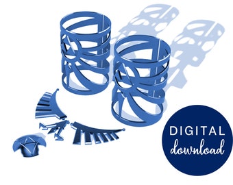 Ceremonieel accessoirespakket (STL-bestanden) - Cosplay-accessoire (digitale download)