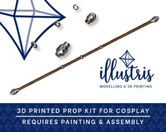 GALE Staff 3D Printed Kit (Baldur&#39;s Gate 3) Cosplay Prop
