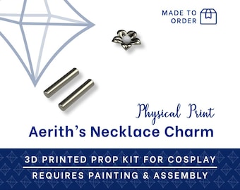 Aerith Halsketten Charm 3D Gedruckt Kit - Final Fantasy 7 Cosplay Zubehör