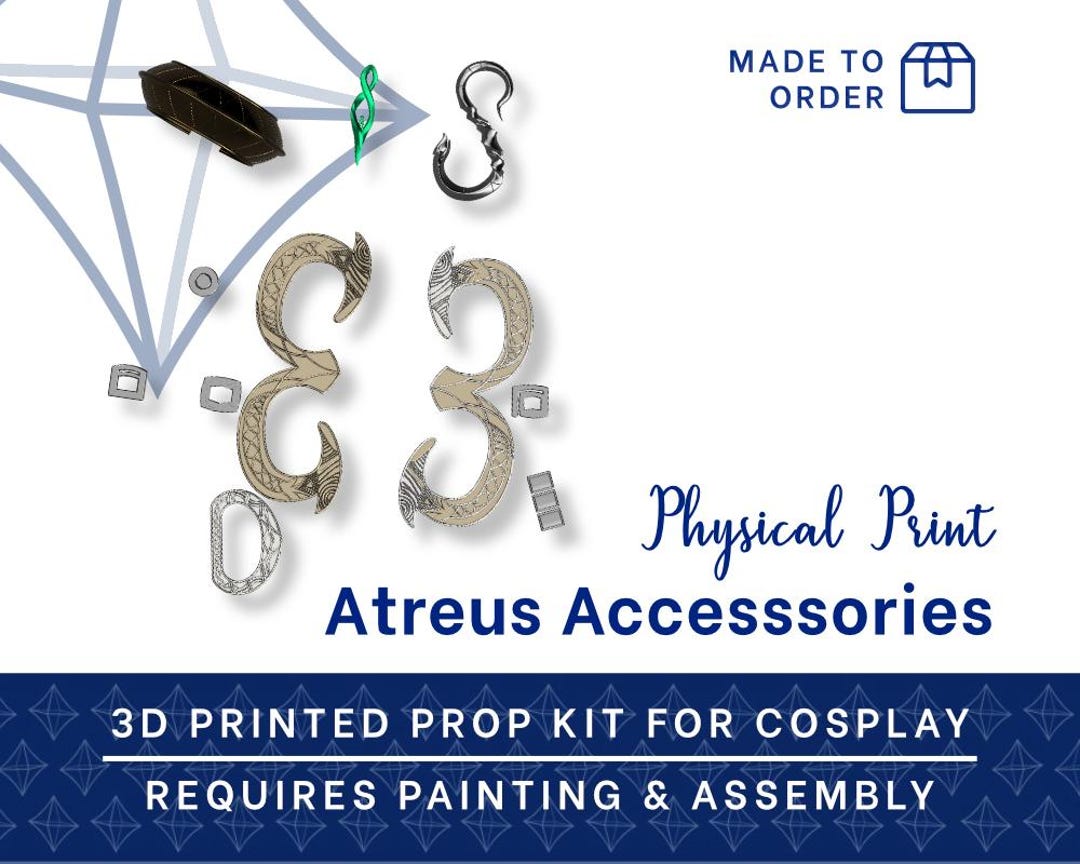 Atreus Accessory Kit 3D Printed Kit - God of War Ragnarok Cosplay ...