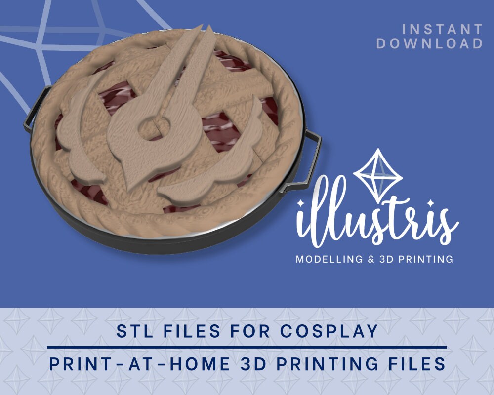 Archivos STL del escudo de pastel de Pantheon Baker - Accesorio de cosplay  de League of Legends (Descarga digital) - Etsy México, image size:1000x800