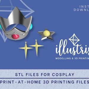 ROSALINA Accessories STL FILES [Super Mario Bros] Cosplay Prop | 3D Print files