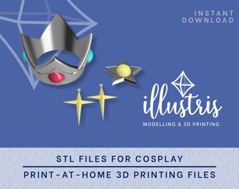 ROSALINA Accessories STL FILES [Super Mario Bros] Cosplay Prop | 3D Print files