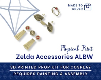 Zelda A Link Between Worlds Accessories 3D Printed Kit - Legend of Zelda Cosplay Accessory