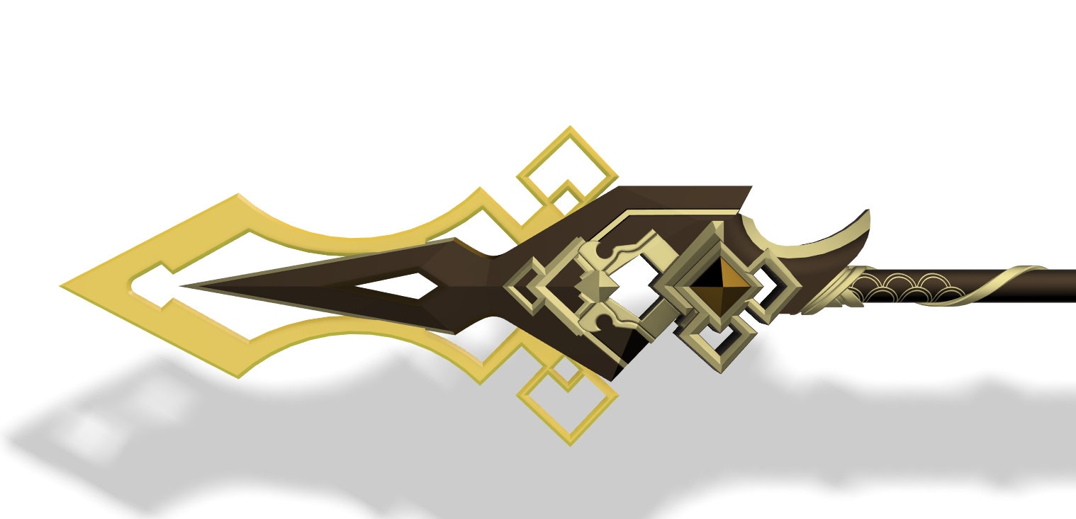 ZHONGLI Vortex Vanquisher 3D PRINT [Genshin Impact]