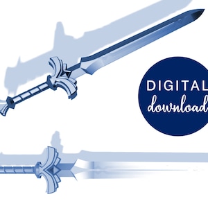 LINK Goddess Sword STL FILES [Legend of Zelda: Skyward Sword] Cosplay Prop | 3D Print files